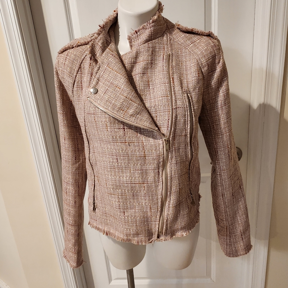Fate pink moto jacket Large